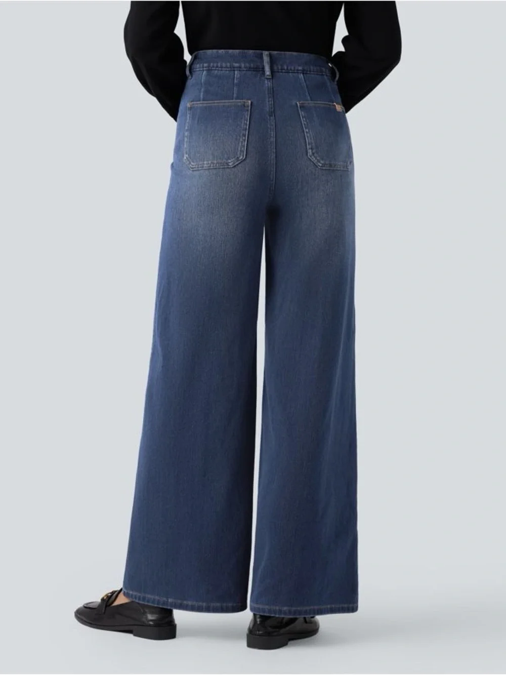 Halara very stretchy Leg High-Waist Blue Women's Jeans